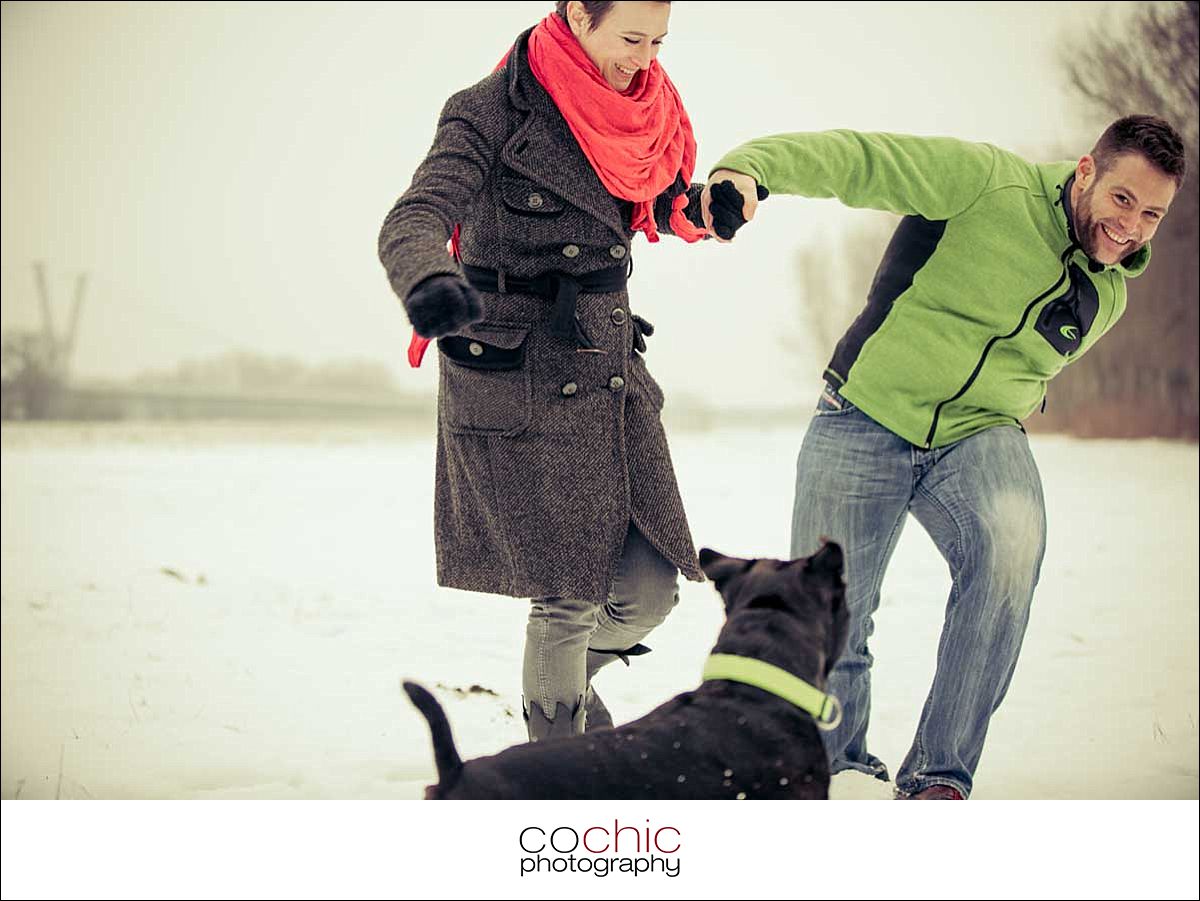 Paarshooting Wien Schnee Cochic Photography
