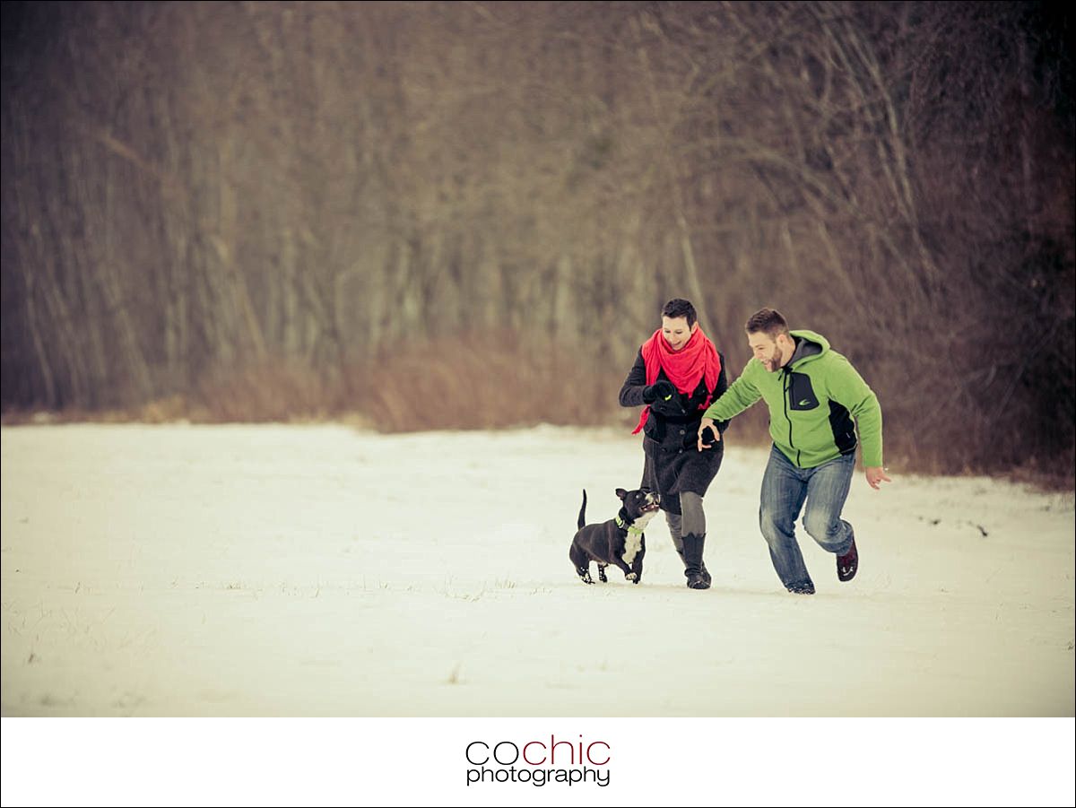 Paarshooting Wien Schnee Cochic Photography
