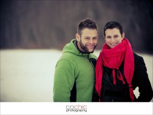 Paarshooting Wien Schnee Cochic Photography