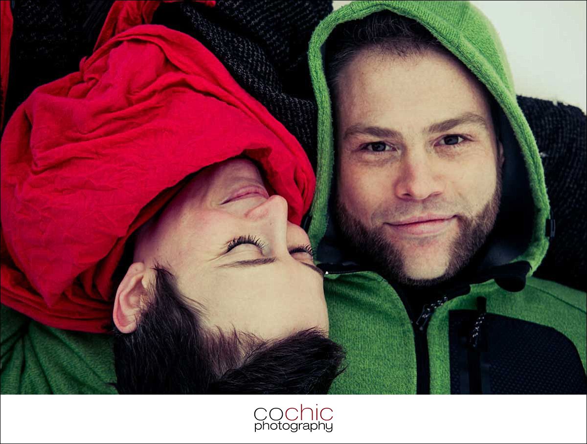 Paarshooting Wien Schnee Cochic Photography