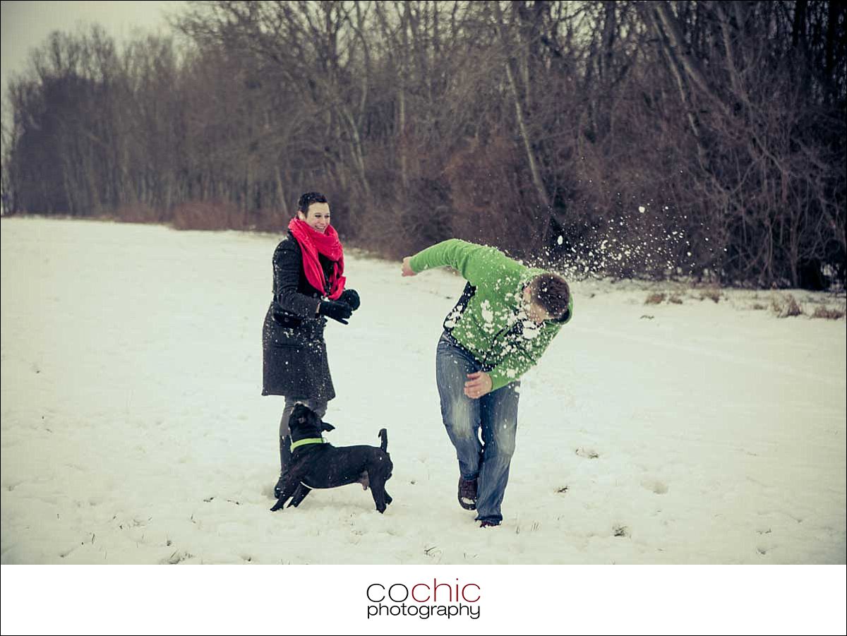 Paarshooting Wien Schnee Cochic Photography