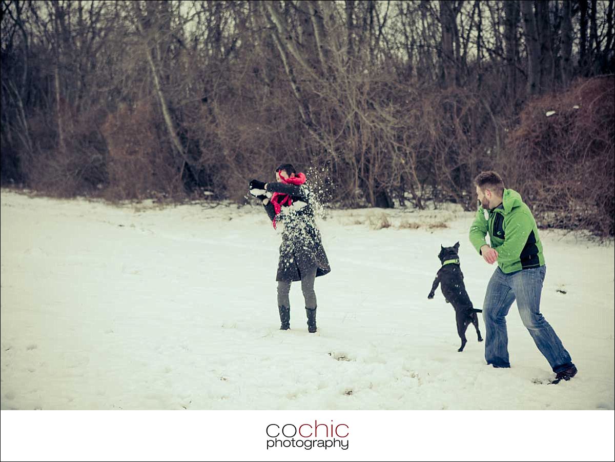 Paarshooting Wien Schnee Cochic Photography